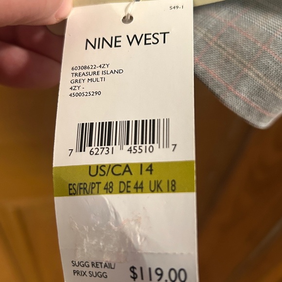 Nine West Light Gray Blazer - Picture 5 of 5